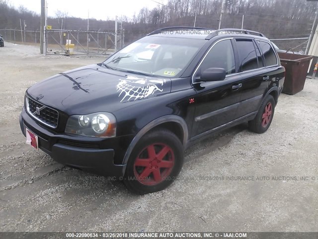 YV4CY592861253736 - 2006 VOLVO XC90 BLACK photo 2