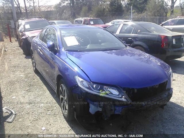 1HGCT1A37HA006520 - 2017 HONDA Accord LX-S BLUE photo 1