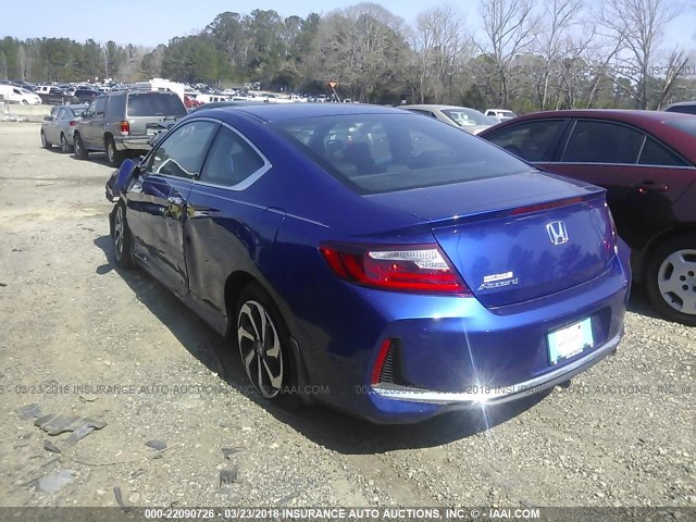 1HGCT1A37HA006520 - 2017 HONDA Accord LX-S BLUE photo 3