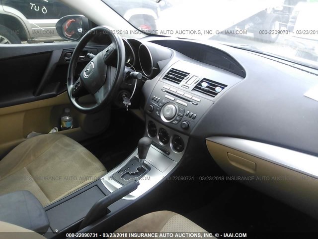 JM1BL1VF0B1432443 - 2011 MAZDA 3 I WHITE photo 5