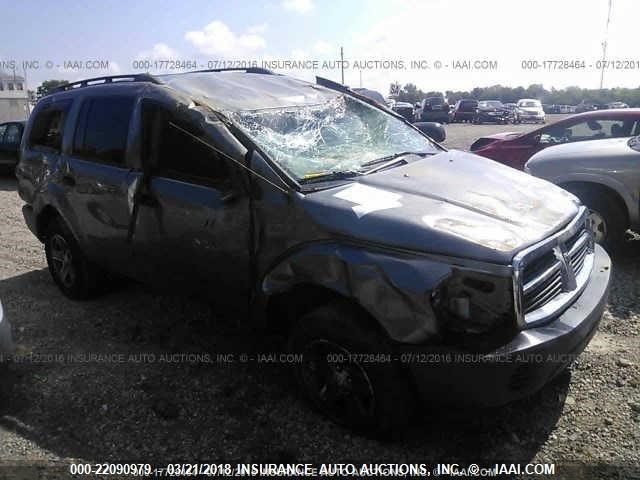 1D4HB38N46F188576 - 2006 DODGE DURANGO SXT GRAY photo 1