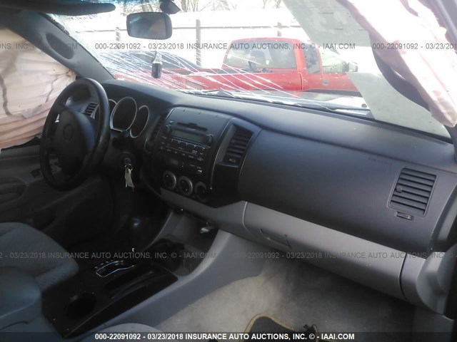 5TFLU4EN0BX014407 - 2011 TOYOTA TACOMA DOUBLE CAB ნაცრისფერი ფოტო 5