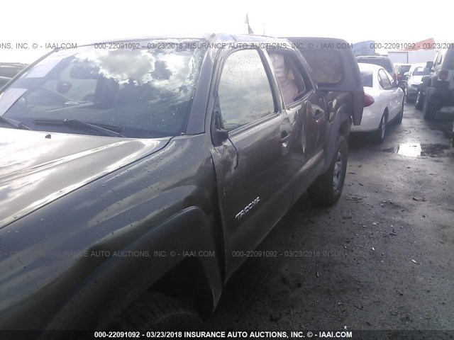 5TFLU4EN0BX014407 - 2011 TOYOTA TACOMA DOUBLE CAB ნაცრისფერი ფოტო 6