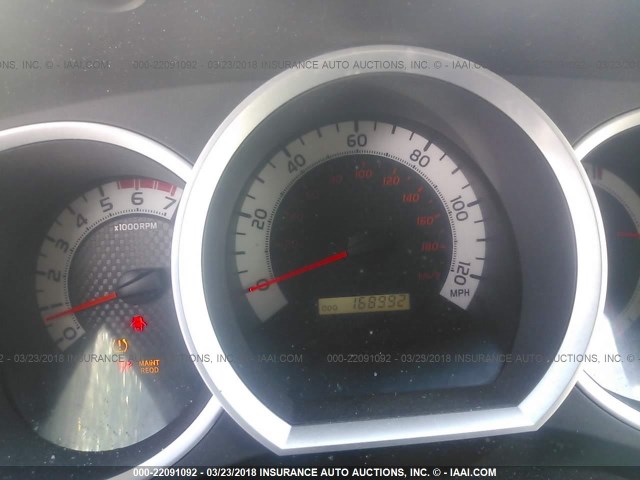 5TFLU4EN0BX014407 - 2011 TOYOTA TACOMA DOUBLE CAB ნაცრისფერი ფოტო 7