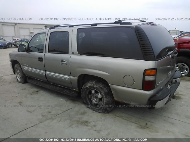 3GKFK16Z13G273274 - 2003 GMC YUKON XL K1500 GOLD photo 2