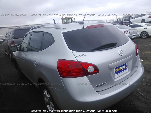 JN8AS58TX9W320967 - 2009 NISSAN ROGUE S/SL GRAY photo 3