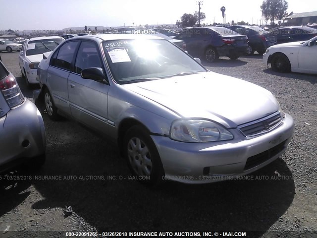 2HGEJ6617YH597419 - 2000 HONDA CIVIC SE SILVER photo 1