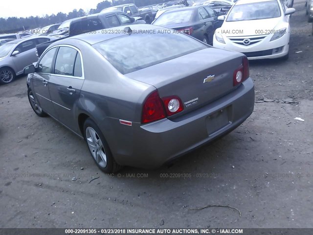 1G1ZB5E02CF176419 - 2012 CHEVROLET MALIBU LS GRAY photo 3