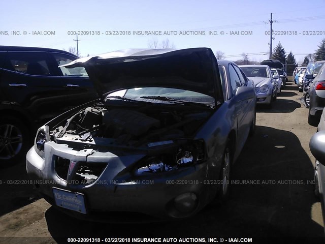 2G2WP522251290873 - 2005 PONTIAC GRAND PRIX GRAY photo 2