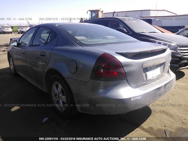 2G2WP522251290873 - 2005 PONTIAC GRAND PRIX GRAY photo 3