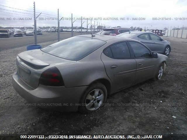 2G2WP552161200545 - 2006 PONTIAC GRAND PRIX GOLD photo 4