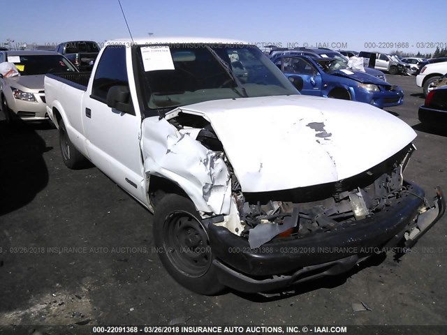 1GCCS14X7X8165723 - 1999 CHEVROLET S TRUCK S10 WHITE photo 1