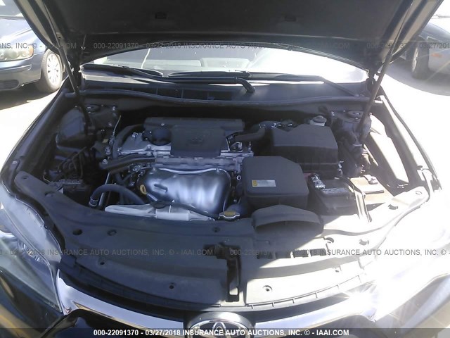 4T1BF1FK7FU088354 - 2015 TOYOTA CAMRY LE/XLE/SE/XSE Schwarz Foto 10