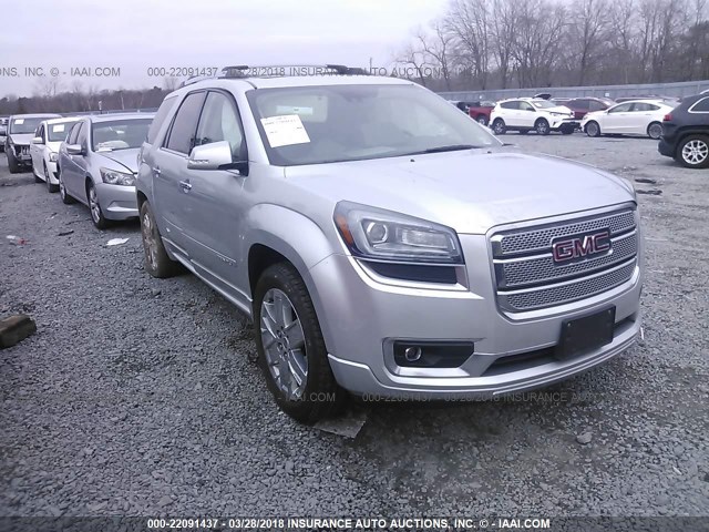 1GKKVTKD4FJ338620 - 2015 GMC ACADIA DENALI SILVER photo 1