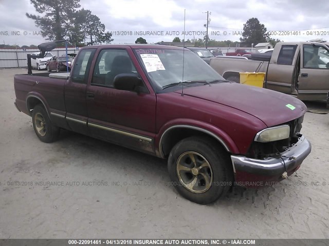 1GCCS19W418210625 - 2001 CHEVROLET S TRUCK S10 RED photo 1