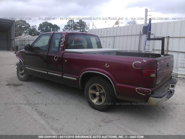 1GCCS19W418210625 - 2001 CHEVROLET S TRUCK S10 RED photo 3