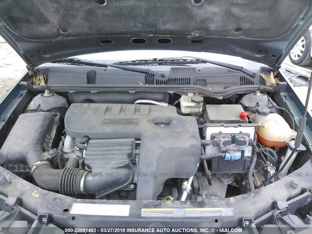 1G8AJ55F46Z168265 - 2006 SATURN ION LEVEL 2 Yaşıl foto 10