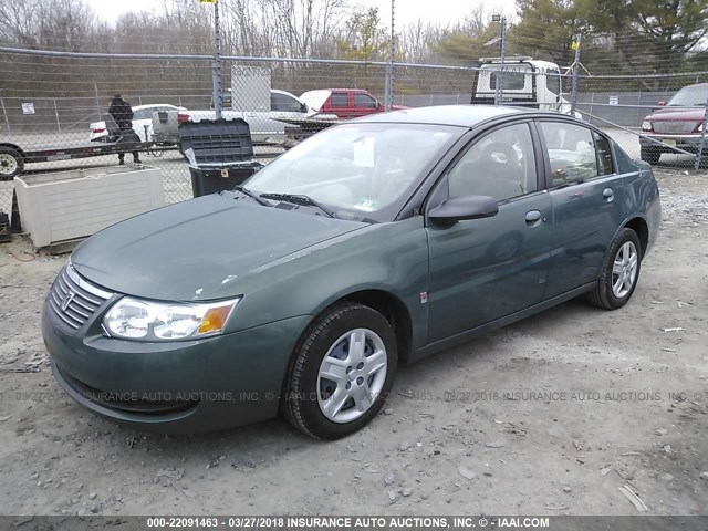 1G8AJ55F46Z168265 - 2006 SATURN ION LEVEL 2 GREEN photo 2