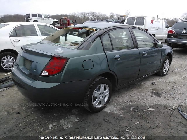 1G8AJ55F46Z168265 - 2006 SATURN ION LEVEL 2 Yaşıl foto 4