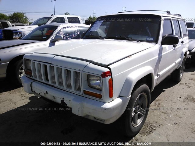 1J4FT58S5YL216161 - 2000 JEEP CHEROKEE CLASSIC WHITE photo 2