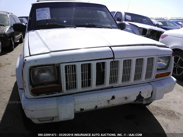 1J4FT58S5YL216161 - 2000 JEEP CHEROKEE CLASSIC WHITE photo 6