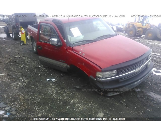 2GCEK19TXX1289521 - 1999 CHEVROLET SILVERADO K1500 RED photo 1