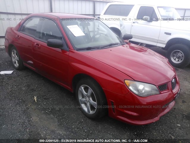 JF1GD67646H501666 - 2006 SUBARU IMPREZA 2.5I RED photo 1