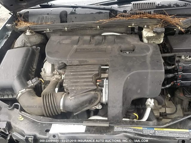 1G8AK58B47Z142322 - 2007 SATURN ION LEVEL 3 GRAY photo 10