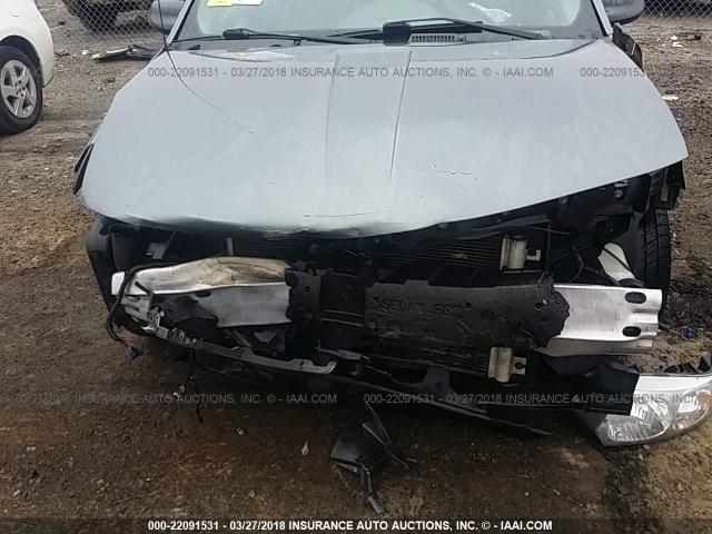 1G8AK58B47Z142322 - 2007 SATURN ION LEVEL 3 GRAY photo 6