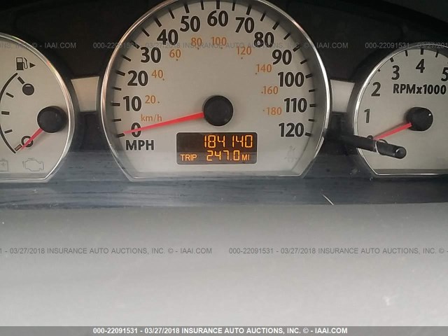 1G8AK58B47Z142322 - 2007 SATURN ION LEVEL 3 GRAY photo 7