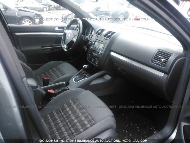 3VWDJ71K08M050829 - 2008 VOLKSWAGEN GLI ნაცრისფერი ფოტო 5