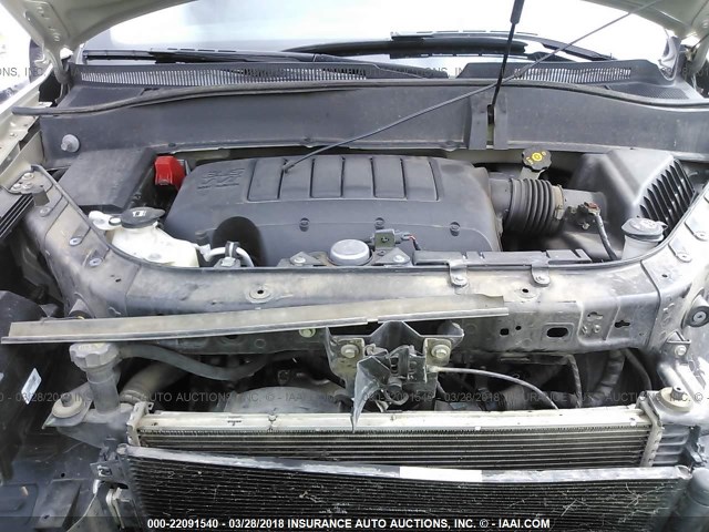 1GKKVRKD0DJ268422 - 2013 GMC ACADIA SLT-1 Złoty zdjęcie 10