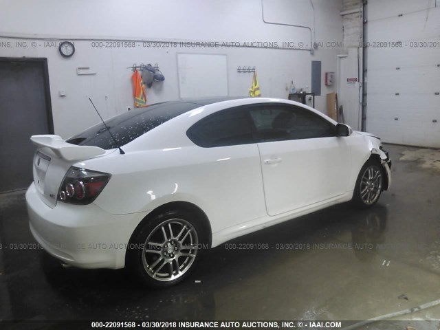 JTKDE167980245459 - 2008 TOYOTA SCION TC 白色 照片 4