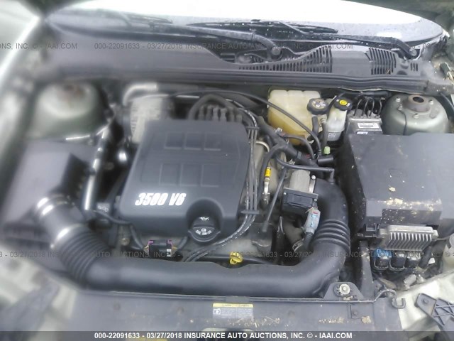 1G1ZT52825F263845 - 2005 CHEVROLET MALIBU LS 绿色 照片 10