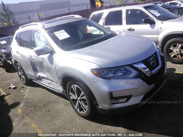 5N1AT2MT8HC760646 - 2017 NISSAN ROGUE S/SL SILVER photo 1