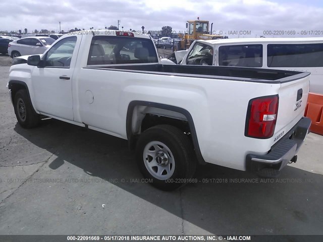 1GTN1LEC9GZ129822 - 2016 GMC SIERRA C1500 WHITE photo 3