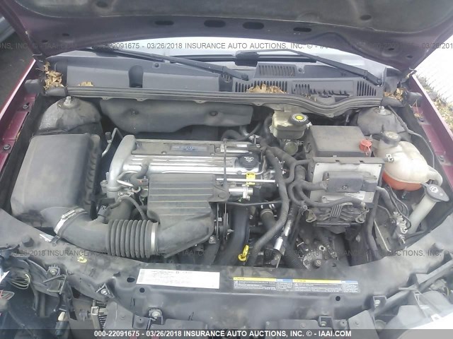 1G8AL52F84Z159208 - 2004 SATURN ION LEVEL 3 MAROON photo 10