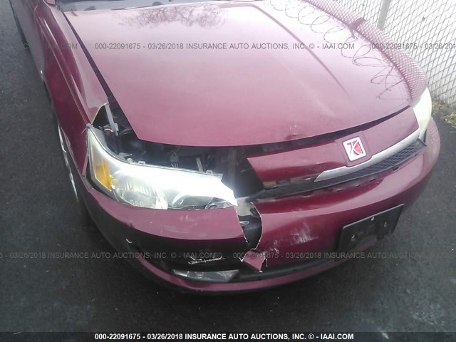 1G8AL52F84Z159208 - 2004 SATURN ION LEVEL 3 MAROON photo 6
