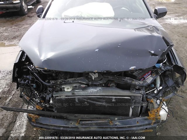 JH4DC54805S002217 - 2005 ACURA RSX BLACK photo 10