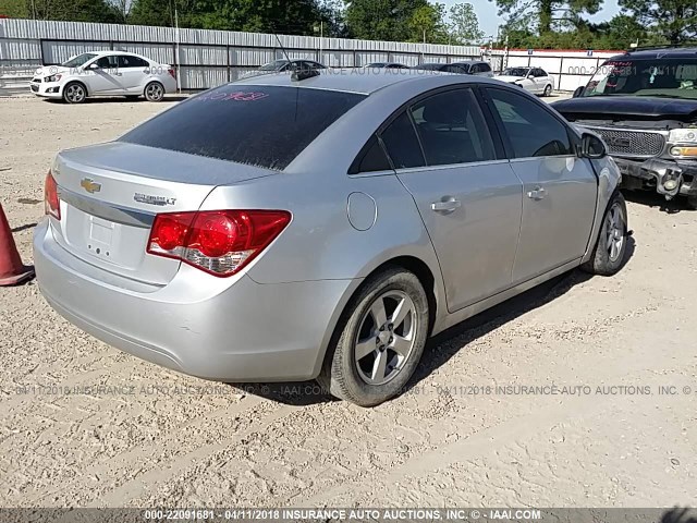 1G1PE5SB1G7107032 - 2016 CHEVROLET CRUZE LIMITED LT SILVER photo 4