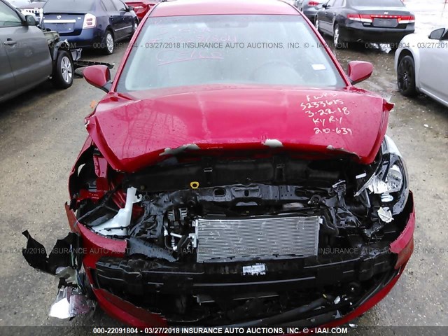 KMHCT4AE2EU708798 - 2014 HYUNDAI ACCENT GLS/GS RED photo 6