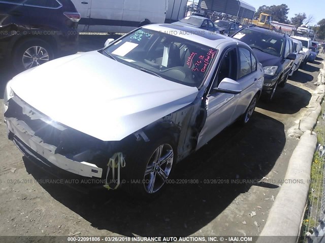 WBA3B3C5XDF534526 - 2013 BMW 328 XI فضي صورة 2