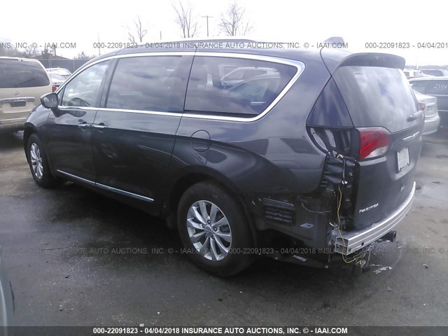 2C4RC1EG0JR130247 - 2018 CHRYSLER PACIFICA TOURING L PLUS GRAY photo 3