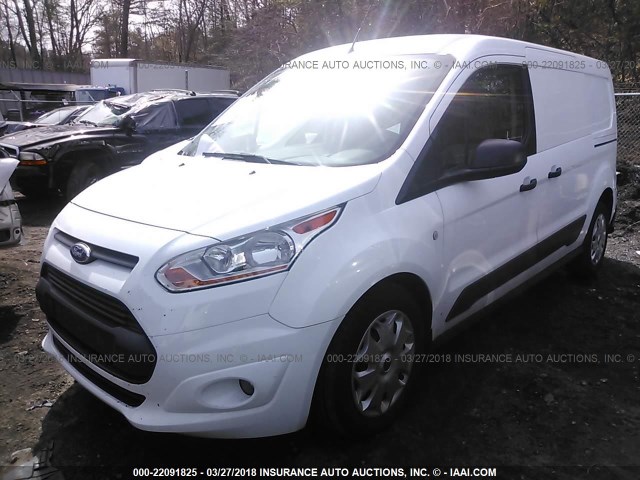 NM0LS7F70G1287765 - 2016 FORD TRANSIT CONNECT XLT WHITE photo 2