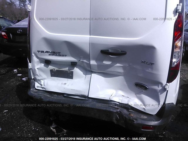 NM0LS7F70G1287765 - 2016 FORD TRANSIT CONNECT XLT WHITE photo 6