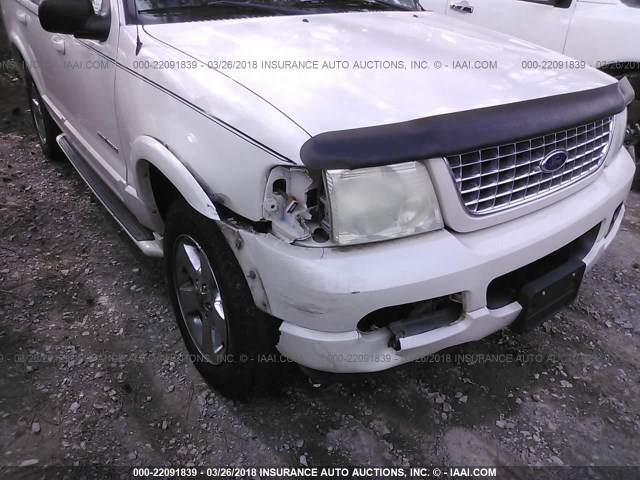 1FMDU75K54ZB39370 - 2004 FORD EXPLORER LIMITED 白色 照片 6