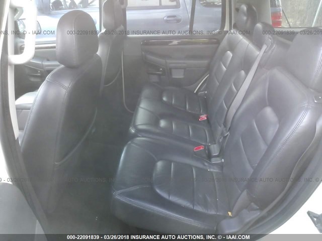 1FMDU75K54ZB39370 - 2004 FORD EXPLORER LIMITED 白色 照片 8