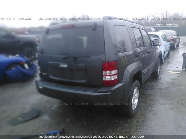 1J4PN2GK2AW159520 - 2010 JEEP LIBERTY SPORT 黑色 照片 4