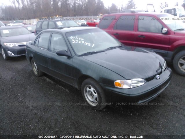 1Y1SK5282YZ433969 - 2000 CHEVROLET GEO PRIZM LSI GREEN photo 1