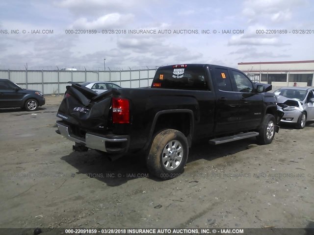 1GT22YEG0FZ135796 - 2015 GMC SIERRA K2500 SLE BLACK photo 4